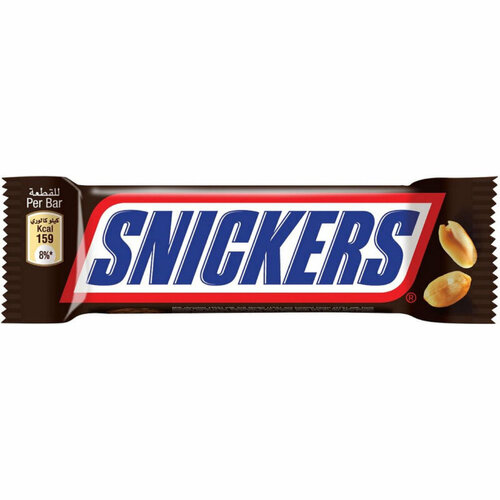 Шоколадный батончик Snickers, 32гх36 шт/ уп, 1 уп.