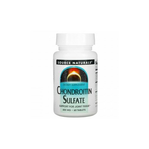 Source Naturals, Chondroitin Sulfate, 400 мг, 60 таблеток