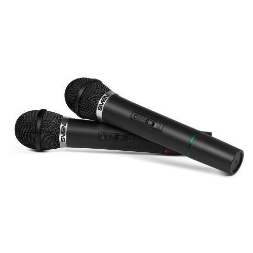 Набор микрофонов Sven MK-715 беспроводные, чёрный (комплект 2шт.)