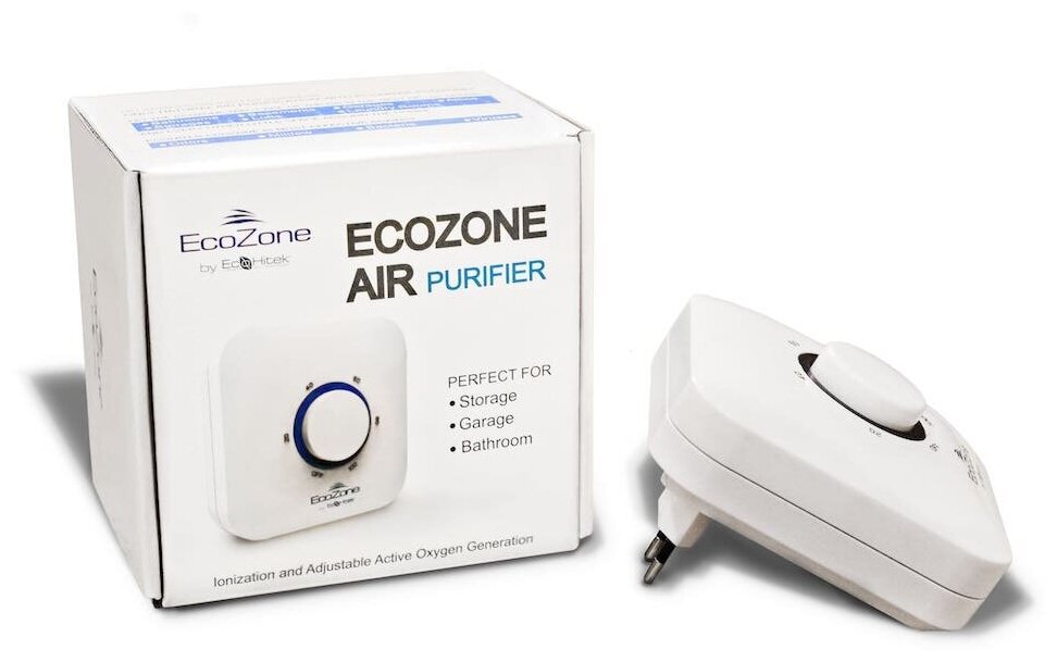 Очиститель воздуха озонатор-ионизатор в розетку EcoZone. Удаление неприятных запахов, бактерий, вирусов. Компактный обеззараживатель. Охват 30 кв.м.