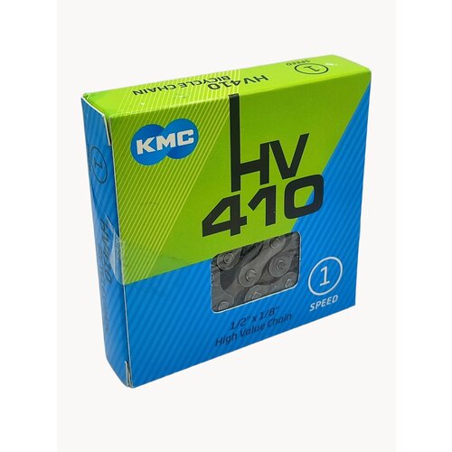 Цепь велосипедная KMC для односкоростной трансмиссии, 112 звений, замок в комплекте