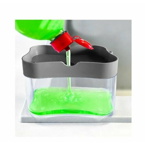 Дозатор моющего средства с подставкой для губки 1099₽