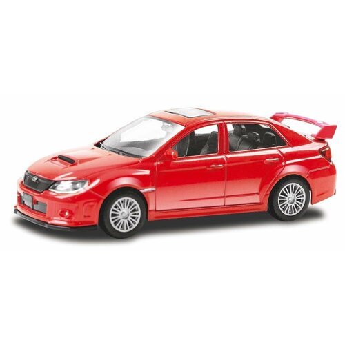 Игрушка Машина металлическая RMZ City 1:43 4 Subaru WRX STI - Uni Fortune [444006-RD] машинка металлическая uni fortune rmz city 1 43 bmw m5 без механизмов 2 цвета синий белый 10 10х