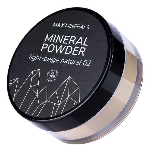 Пудра для лица матирующая рассыпчатая минеральная Бежевый