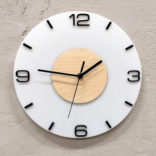 Часы настенные интерьерные 30 см. с бесшумным механизмом