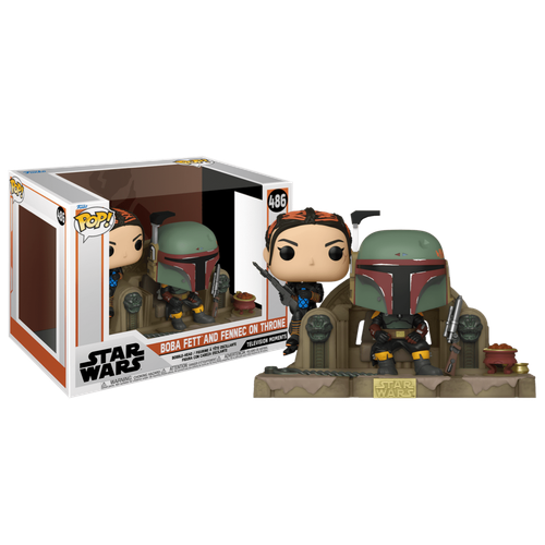 Фигурка Funko POP - Боба Фетт на троне из сериала Звездные Войны: Книга Бобы Фетта star wars звездные войны боба фетт электроннный