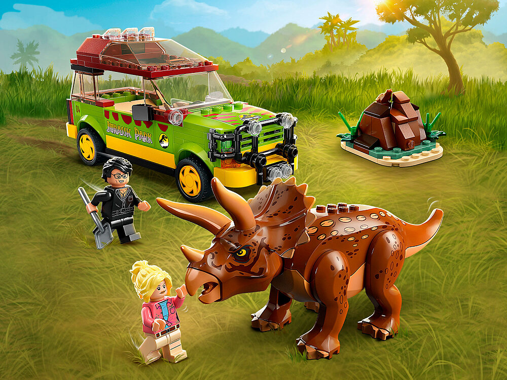 Конструктор LEGO Jurassic World 76959 Конструктор Поиски трицератопса