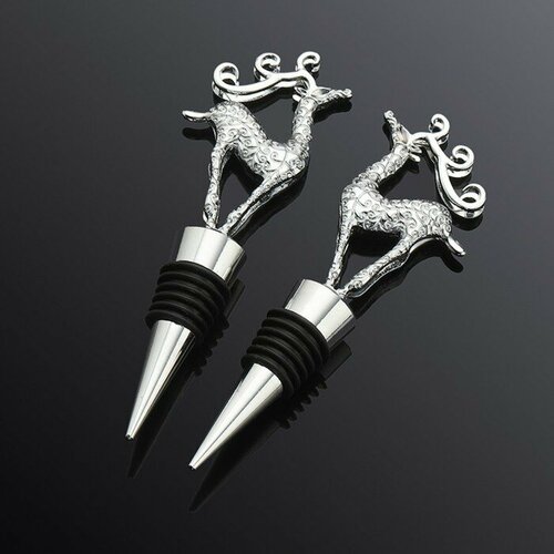 Пробка для бутылки Magistro Deer цвет серебристый 411₽