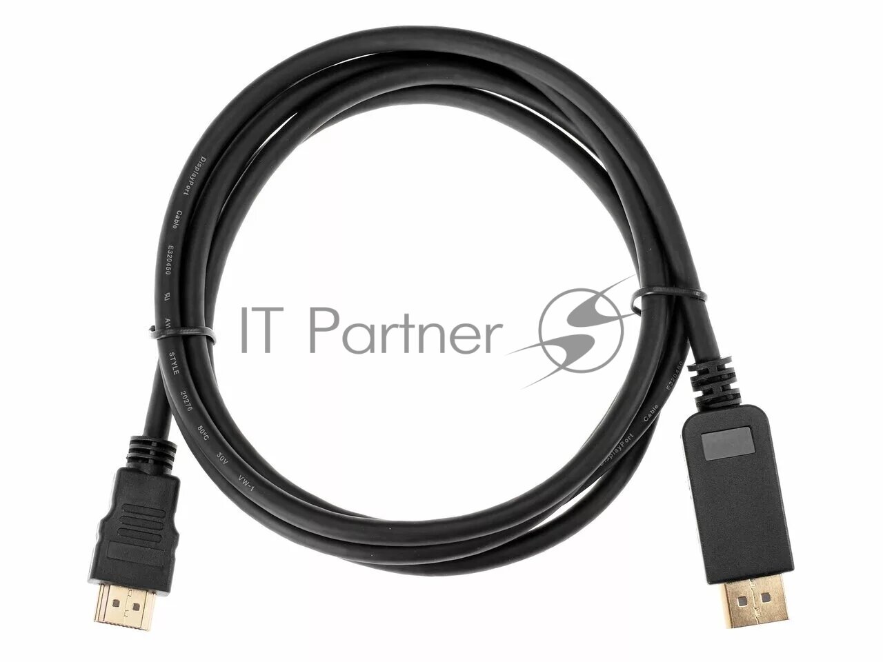 Кабель аудио-видео Aopen Qust, DisplayPort (m) - HDMI (m) , 1.8м, GOLD черный [acg608-1.8m] Noname - фото №12