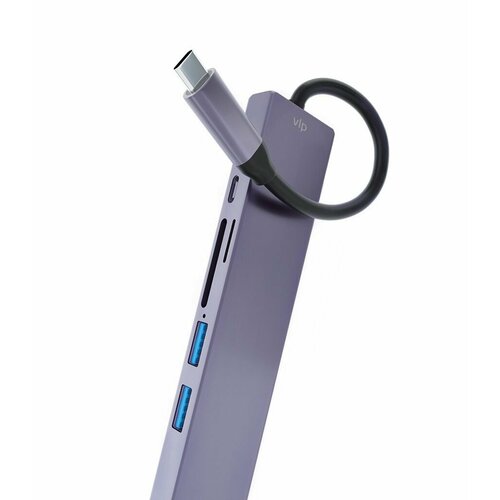 Адаптер USB-C Multiport Hub 6 в 1 VLP графит 299000₽