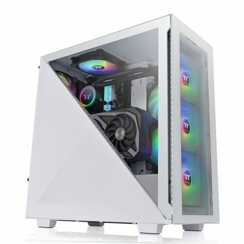 Корпус Thermaltake Divider 300 TG ARGB белый без БП (CA-1S2-00M6WN-01)