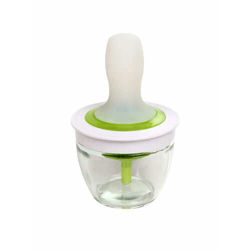 Кулинарная емкость для масла с силиконовой кисточкой и дозатором