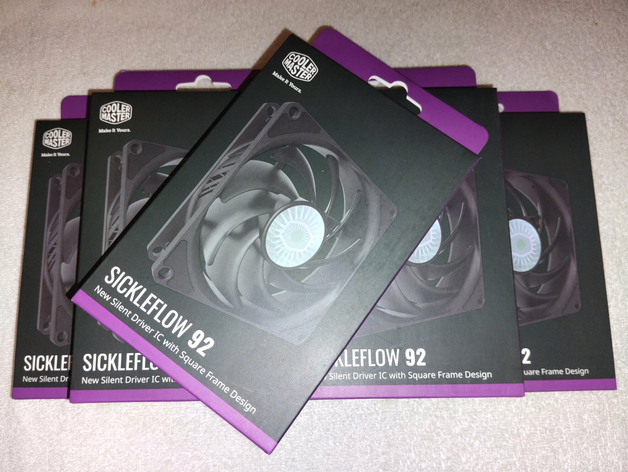 Вентилятор для корпуса Cooler Master SickleFlow 92, черный