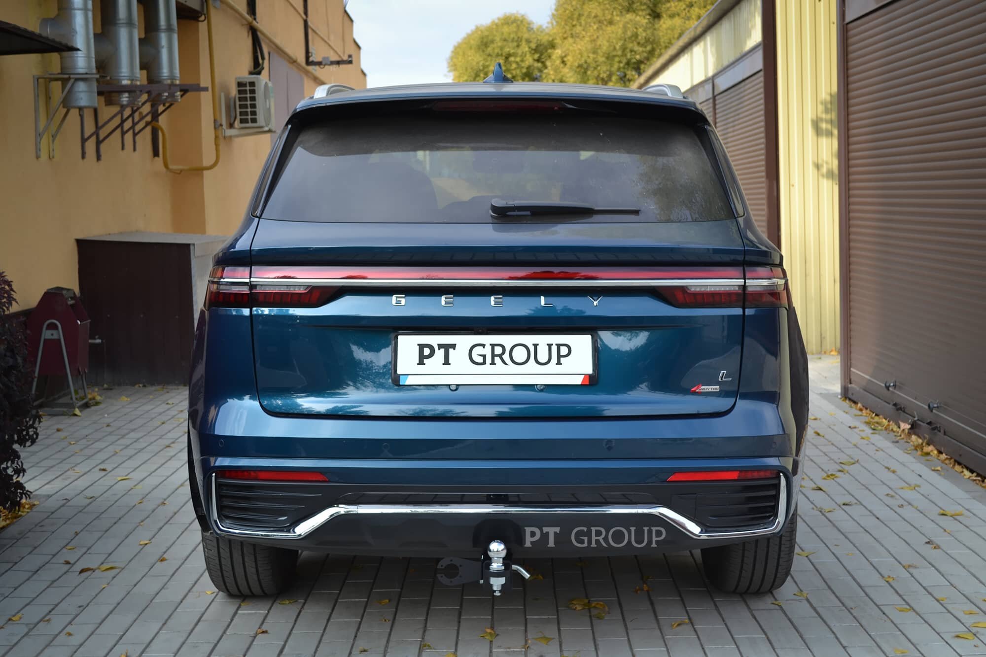 ТСУ (фаркоп) PT GROUP для а/м Geely Monjaro (Джили Монжаро). Тип шара: E — фото 1