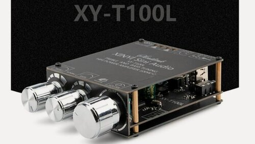 Изображение товара Плата усилителя мощности сабвуфера Bluetooth 5.0 100 Вт + 100 Вт XY-T100L