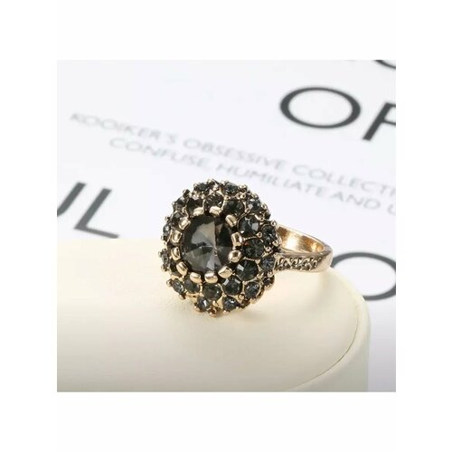 Кольцо ZULTANIT циркон размер 17 желтый 810₽