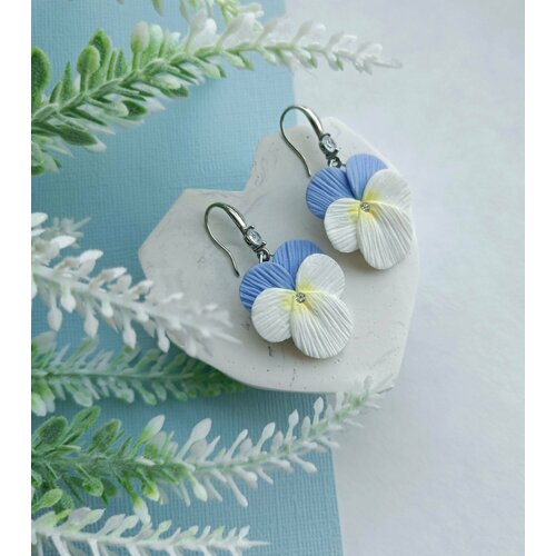 Серьги с подвесками BLOSSOM, кристалл