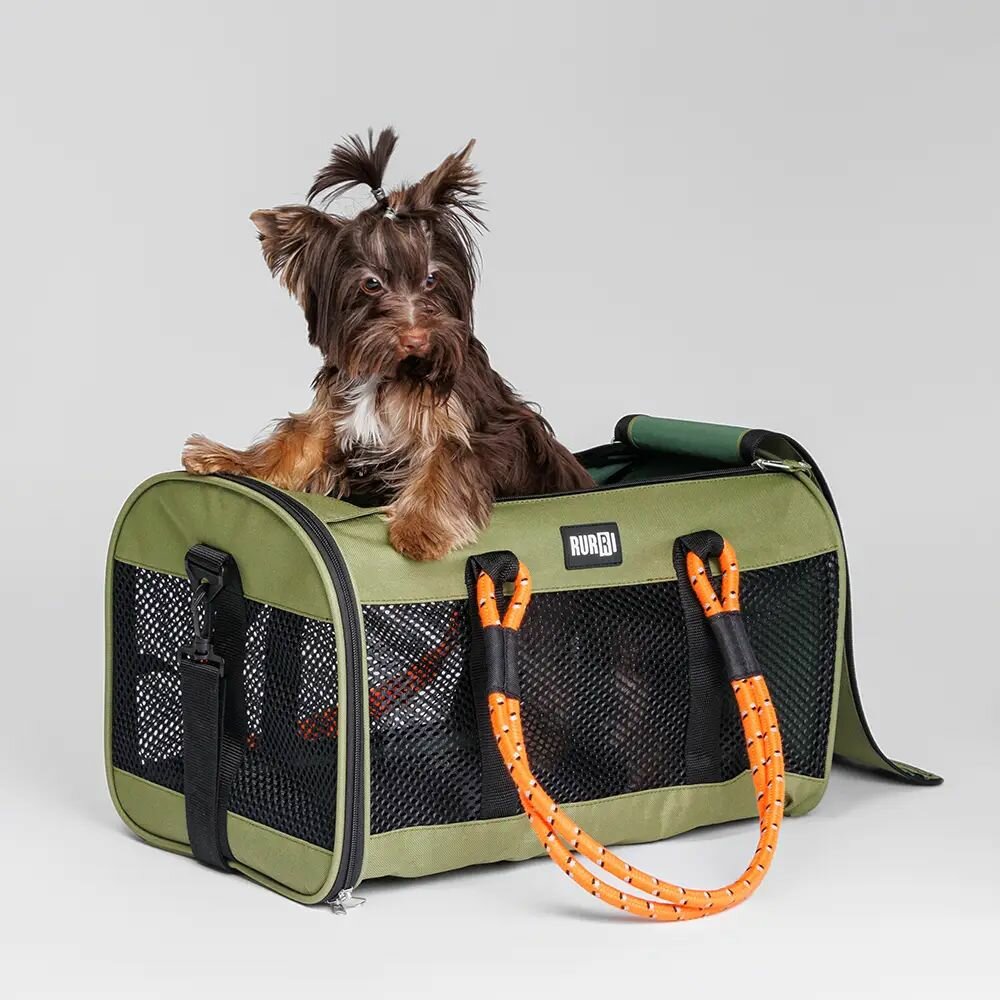 фото Переноска сумка для собак и кошек, 46х28х28 см