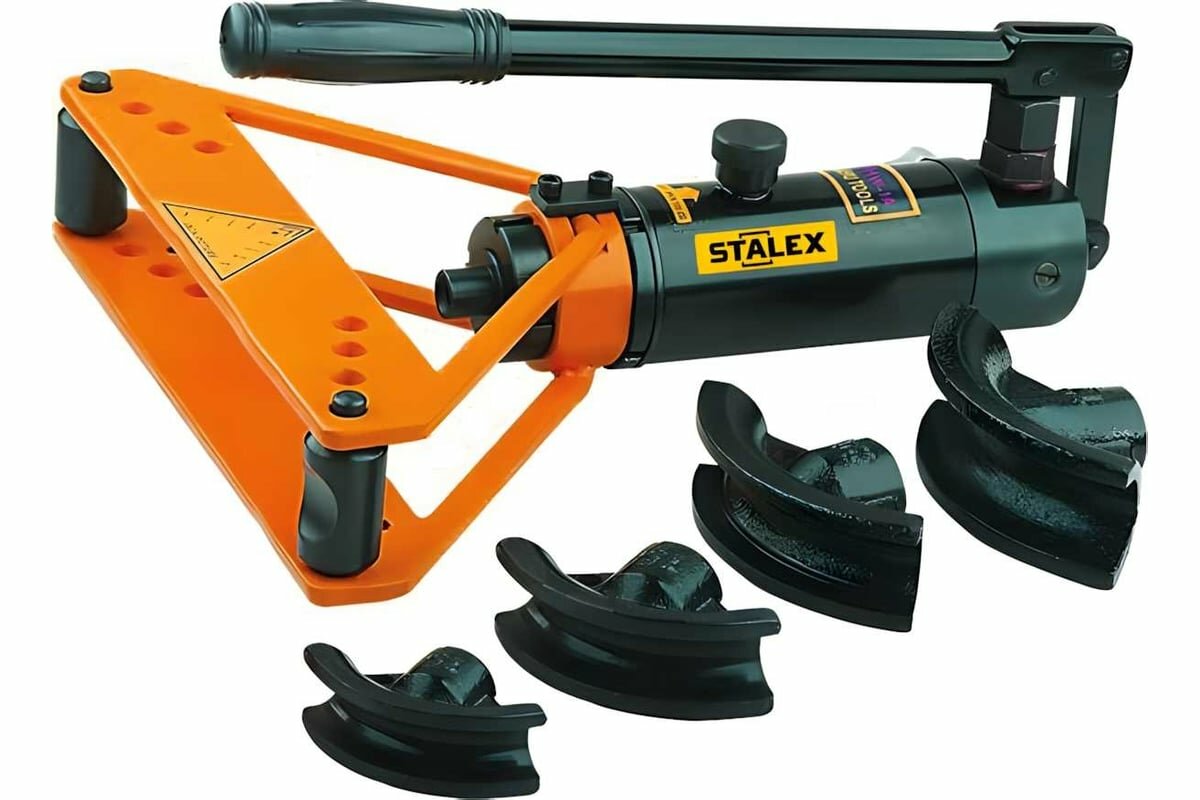 Stalex Трубогиб гидравлический MHPB-1A, 3/8"-1", рабочий ход 150 мм, 6т, в кейсе, 17 кг. HHW-1A