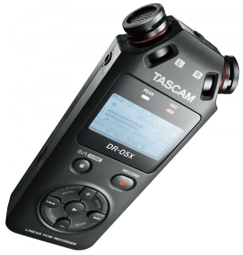 Портативный цифровой диктофон TASCAM DR05x DR-05X, DR-05X with deadcat