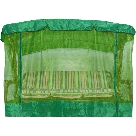 Чехол для качелей Garden Story с моск. сеткой 1500х2200х1800 Родео Турин Новара Наварра Сиена Секвойя Вираж Люкс-М Пилот Ривьера София арт. МСУ190-МТ002 зеленый