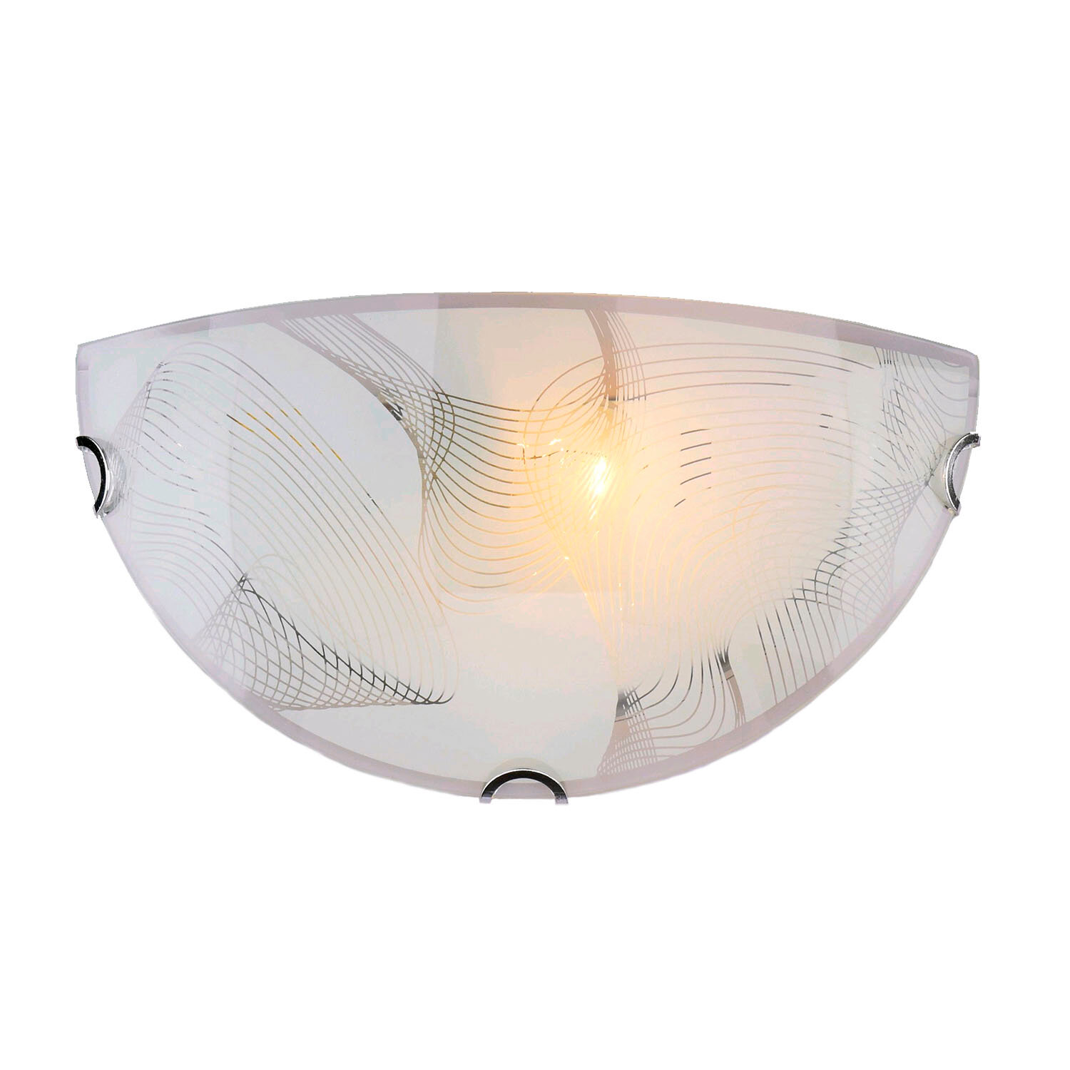 Светильник россвет 22020 WT/1W E27 60 Вт полукруглый белый