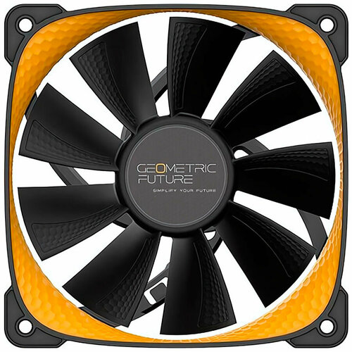 Вентилятор для корпуса Geometric Future Squama 2505BY 120mm Black Yellow (1F2505Y112000)