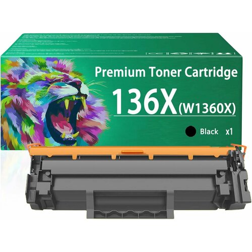 Картридж HP W1360X (136X) (С ЧИПОМ) (2 600 стр.) для HP LaserJet M211 / MFP M236 совместимый