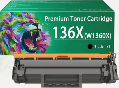 Изображение товара Картридж HP W1360X (136X) (С чипом) (2 600 стр.) для HP LaserJet M211 / MFP M236 совместимый