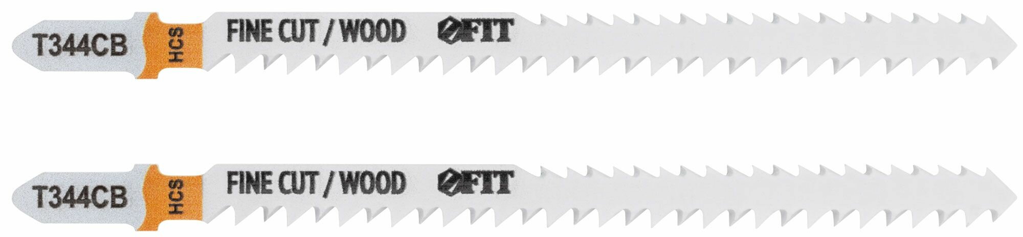 Полотна по дереву двусторонние HCS шлифованные под свободным углом зубья 116/90 мм (T344CB) 2 шт.