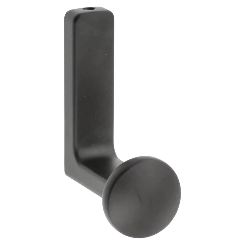 Крючок мебельный ARCO одинарный черный матовый