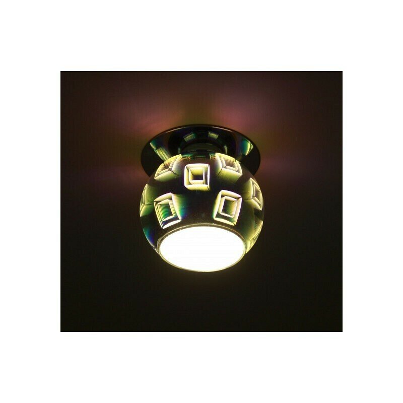 Светильник встраиваемый декоративный ЭРА DK88-2 " Квадраты" G9