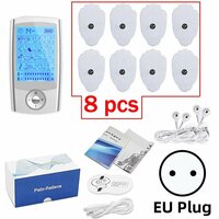 Цифровой стимулятор мышц Tens, black UK PLUG