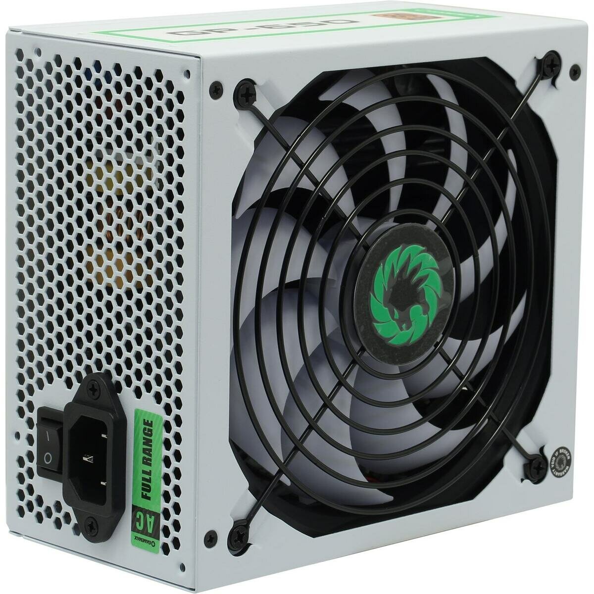 Блок питания GameMax ATX 650W GP-650 White - фото №1
