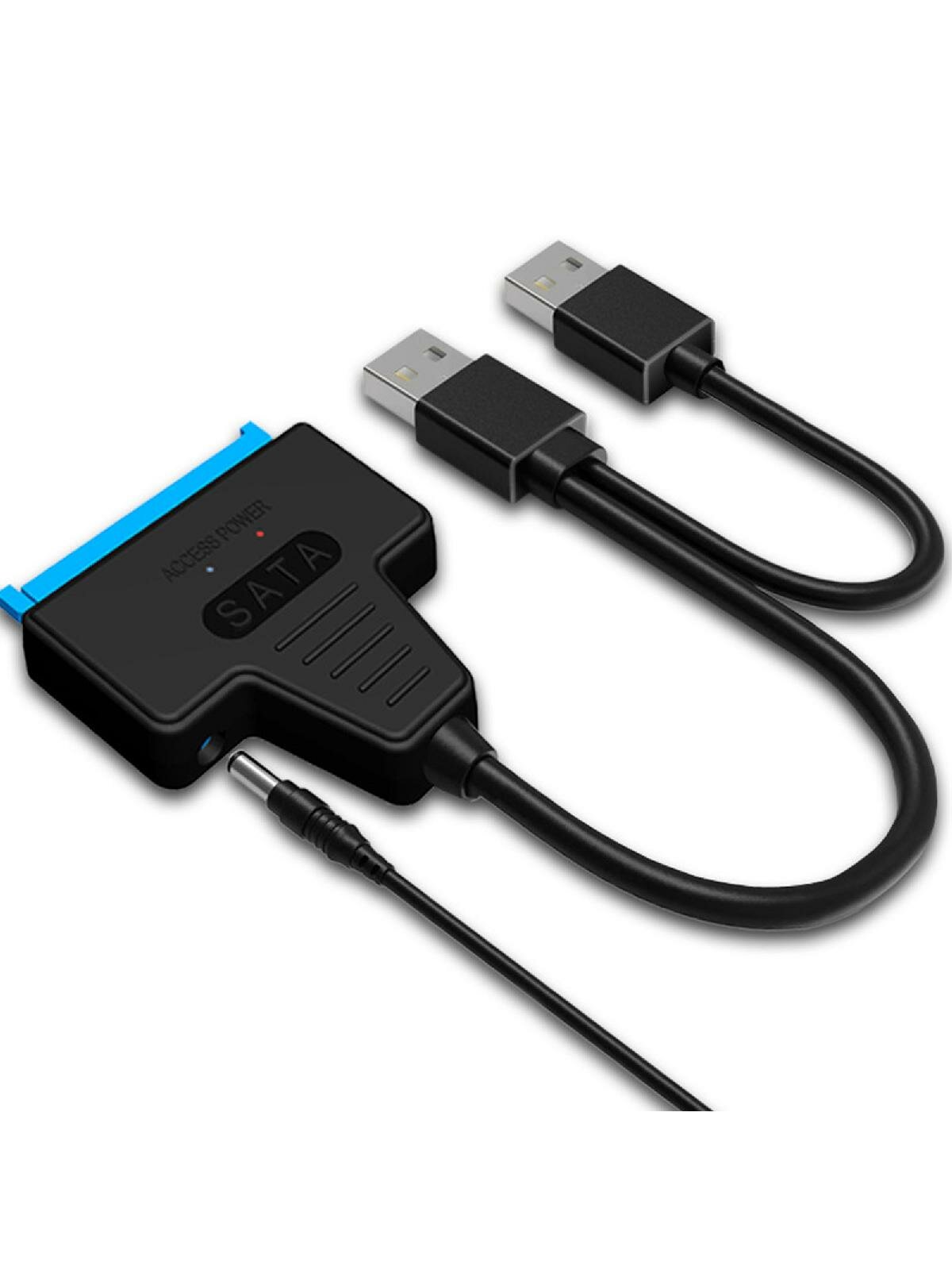 USB 3.0 2.0 SATA Cable SATA To USB 3.0 2.0 Adapter 6Gbps Support 2.5/3.5Inch External HDD SSD Hard Drive 22Pin Sata 3 — фото 1