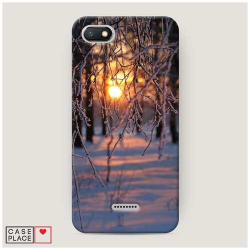 фото Чехол пластиковый xiaomi redmi 6a зима 7 case place