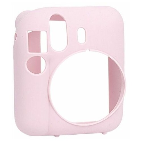 Силиконовый мягкий кейс для Fujifilm Instax Mini 12, розовый