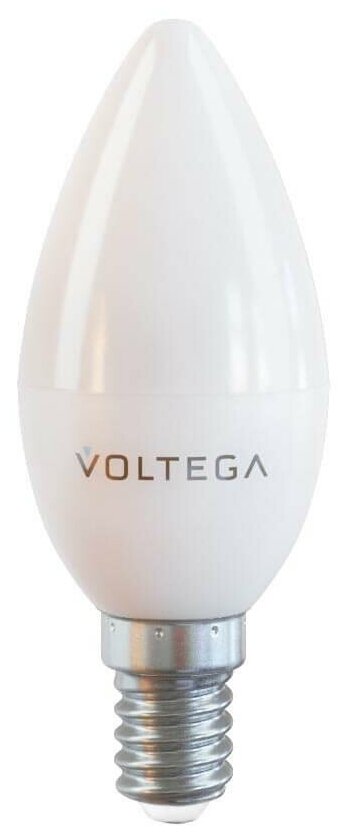 VOLTEGA Лампа светодиодная Voltega E14 7W 4000К матовая VG2-C37E14cold7W 7049