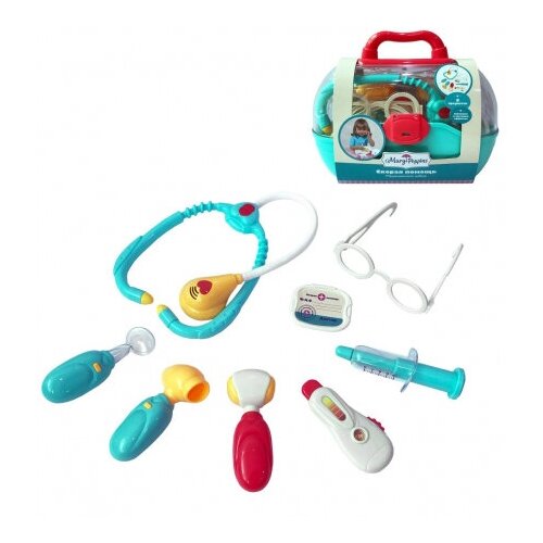 фото Набор игровой mary poppins скорая помощь в чемоданчике 8 предметов