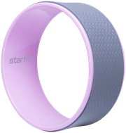 Колесо для йоги Starfit Yw-101, 32 см, серо-розовый