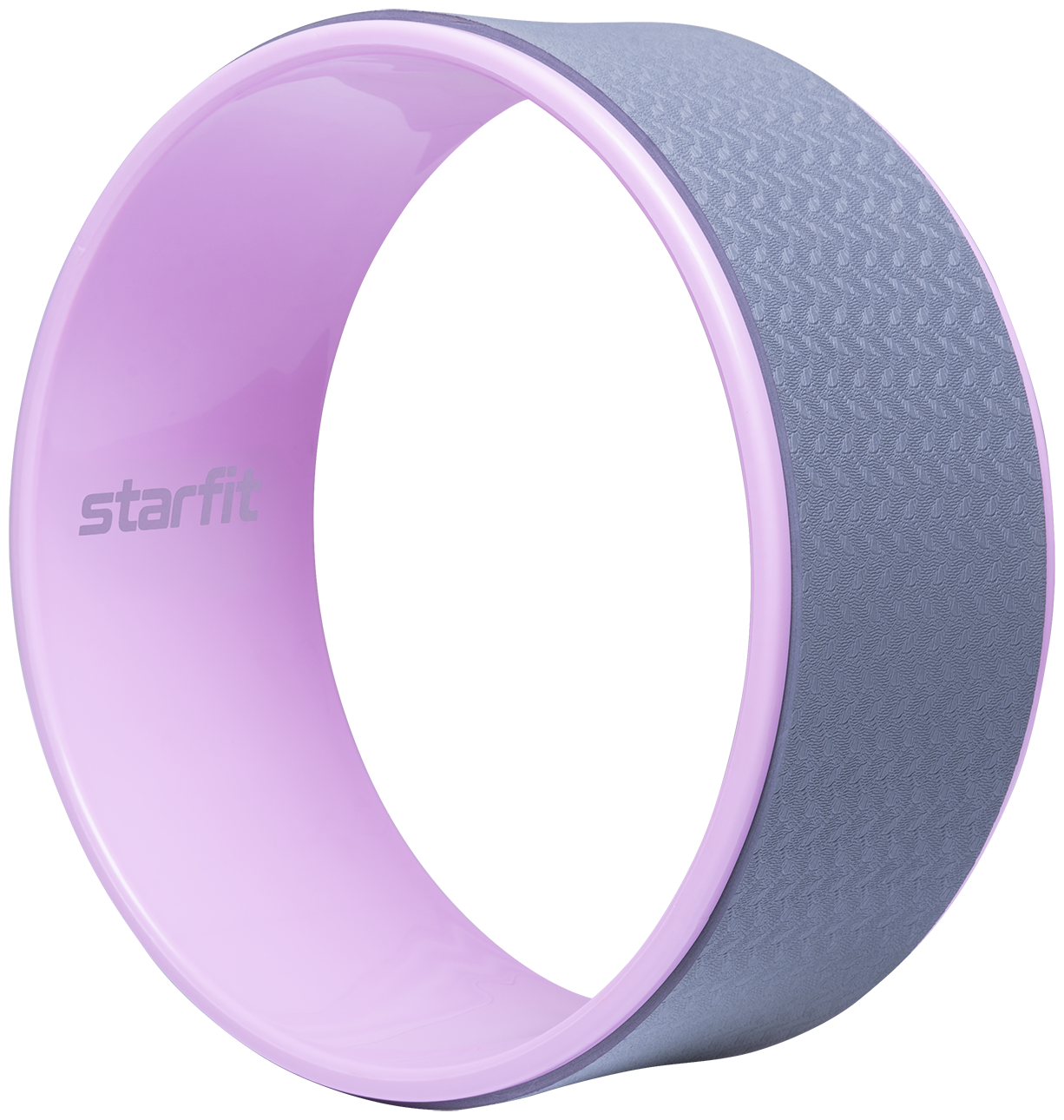 Колесо для йоги Starfit Yw-101, 32 см, серо-розовый