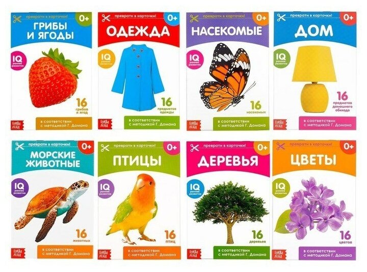 Буква-ленд Набор «Карточки Домана. Окружающий мир» 8 шт. по 20 стр.