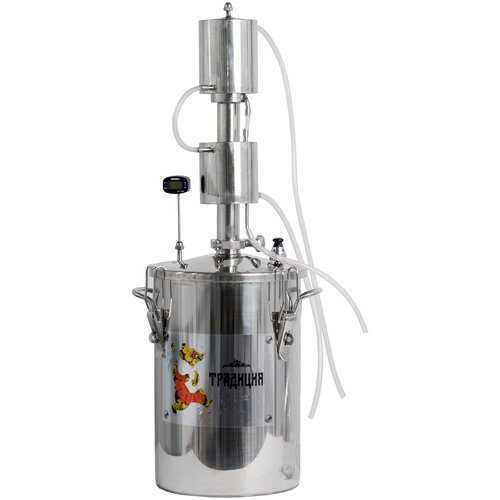 Домашний дистиллятор Традиция 3 бак 17 л капсульное дно двойной охладитель сухопарник нержавеющая сталь 1232300₽