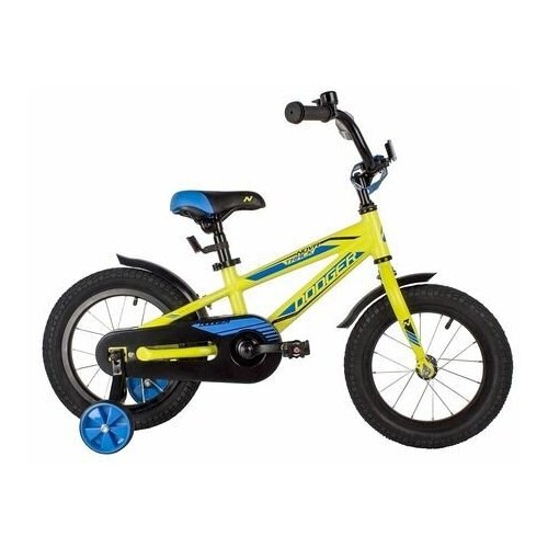 фото Велосипед детский novatrack dodger 14" 8,5" зеленый 145adodger.gn22 2022