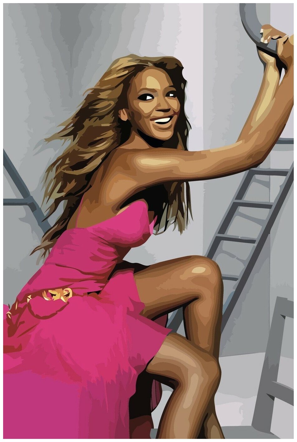 Картина по номерам на холсте Beyonce - 231 40X60
