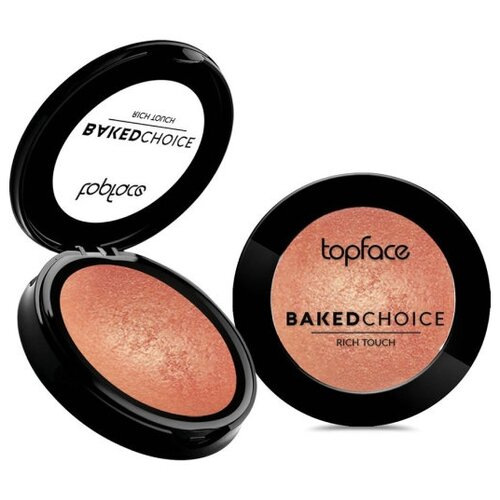 палетка для скульптурирования лица topface maestro academy 8 Topface Запеченные румяна Baked Choice Rich Touch Blush On, 004