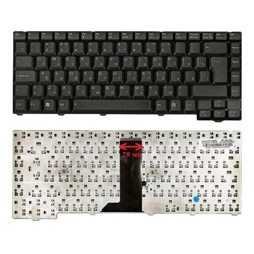 клавиатура для asus f2 f3 z53 28pin p n k012462a1 04gni11kus00 04gng51kus03 04gni11kru00 Клавиатура для Asus F2, F3, Z53, X53, PRO31 (MP-06916SU-5282, 04GNI11KRU00, 28 pin)