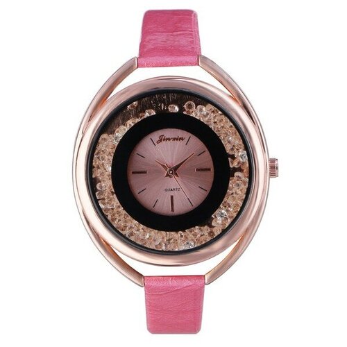 фото Часы наручные женские "кравьери", циферблат d=3.8 см, микс нет бренда