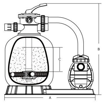 Фильтрационная система Aquaviva FSF450 - фотография № 4