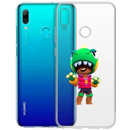 Чехол-накладка Clear Case Brawl Stars-Дино Леон для Huawei P Smart (2019)/Honor 10 Lite (2019) чехол накладка clear case brawl stars бо хорус для honor 9s huawei y5p